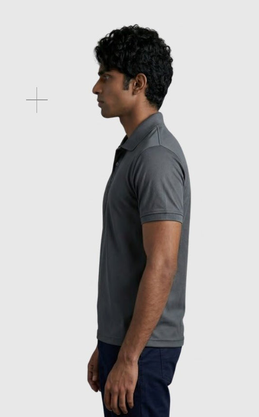 Dri-fit Dot-knit Polo T-shirt – Quality 320 (150 GSM) – back view