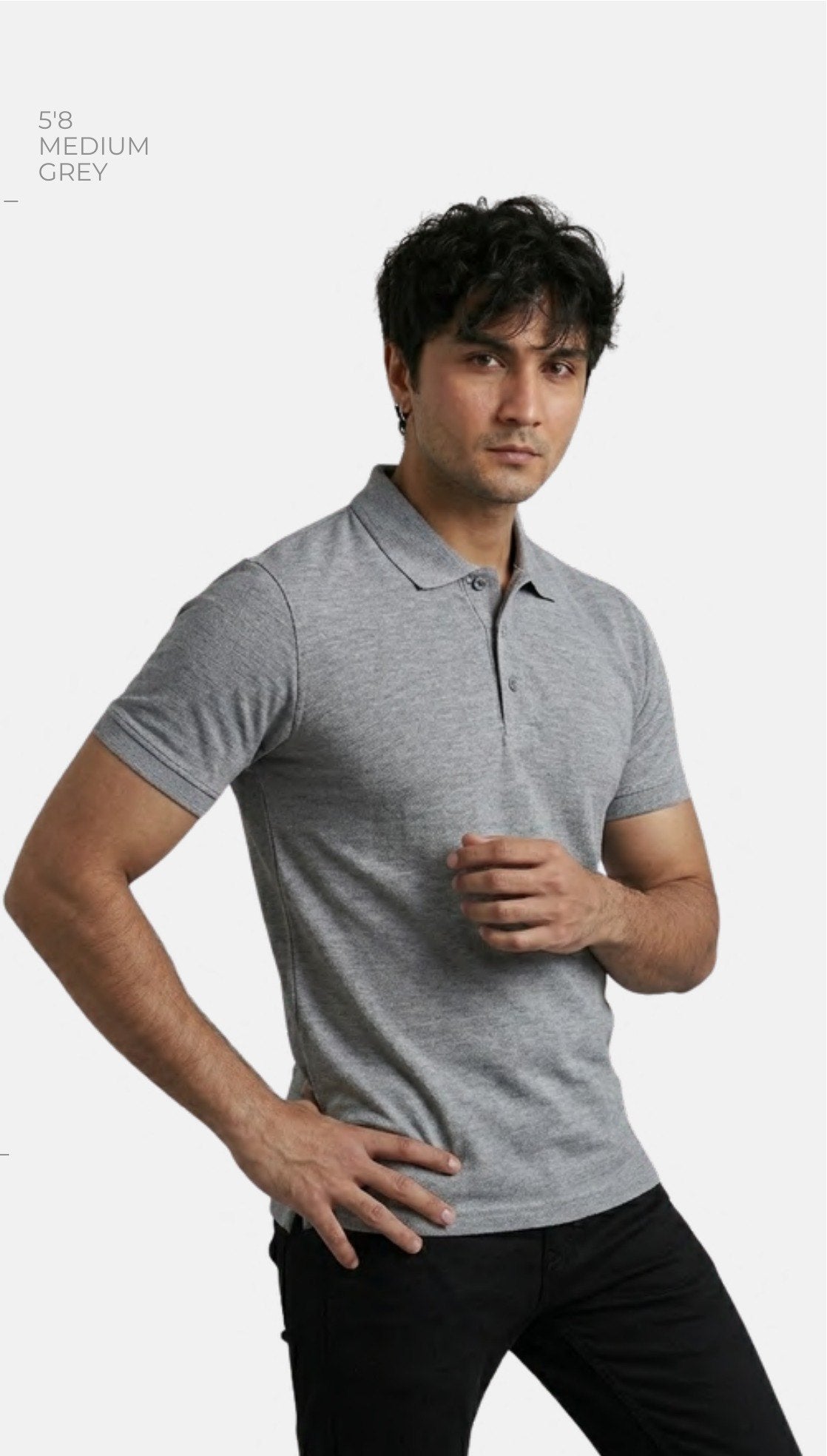 Dri-fit Polo T-shirt – Quality NanoPlus (130 GSM) – model wearing