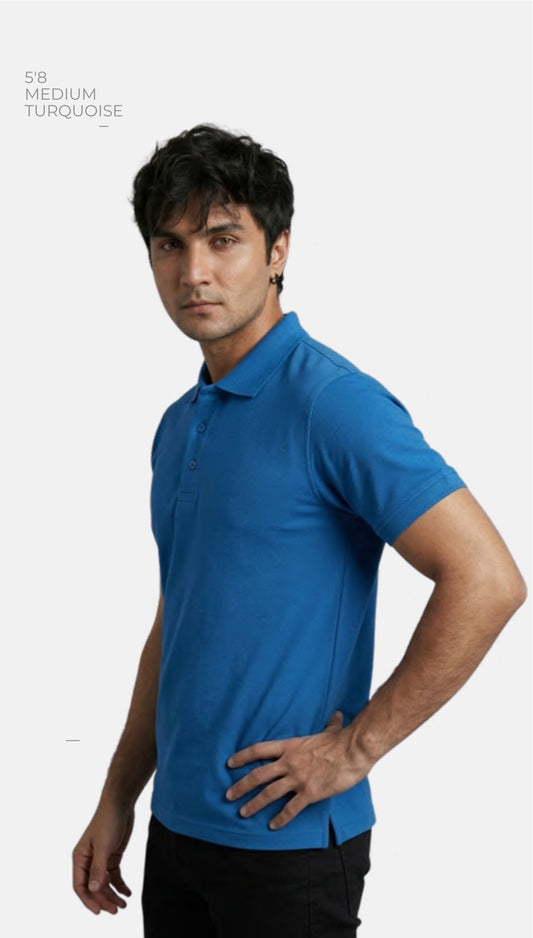 Dri-fit Polo T-shirt – Quality 500 (180 GSM) – model wearing
