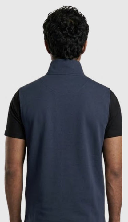 Stretch Poly-Spandex Sleeveless Zipper Jacket – Quality 1000 (280 GSM) – side view