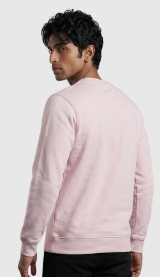 Poly-Cotton Crew Sweatshirt – Quality 400 (280 GSM) – side view