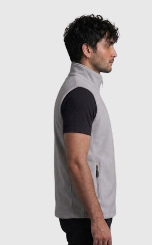 Poly-Cotton Sleeveless Sweatshirt – Quality 400 (280 GSM) – back view