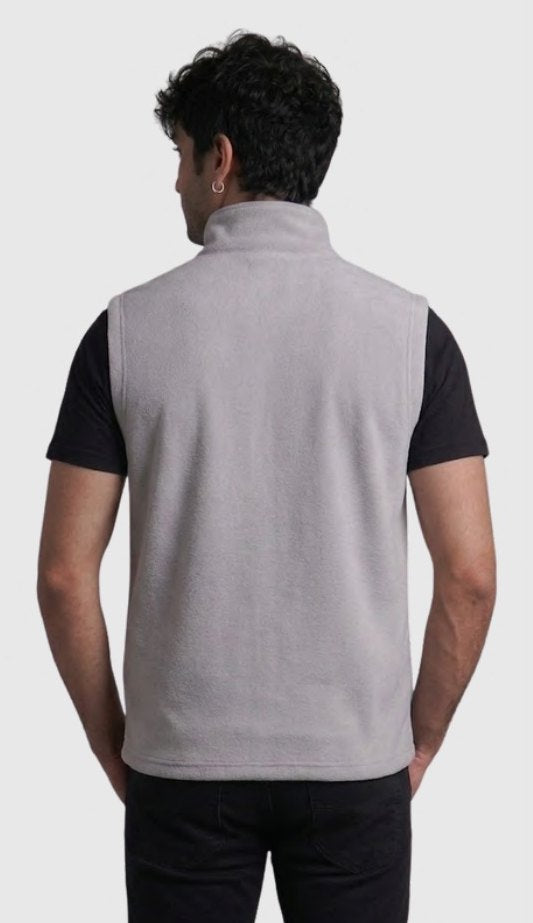 Poly-Cotton Sleeveless Sweatshirt – Quality 400 (280 GSM) – side view