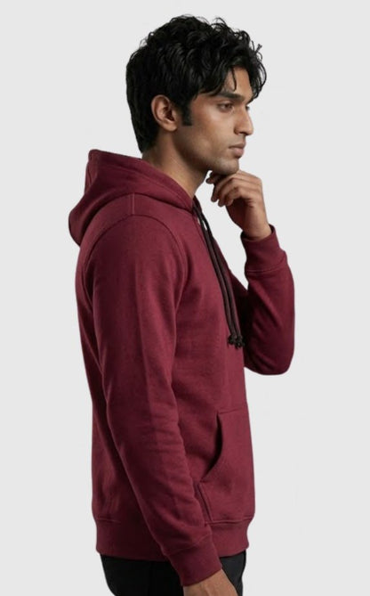 Poly-Cotton Hoodie – Quality 400 (280 GSM) – back view