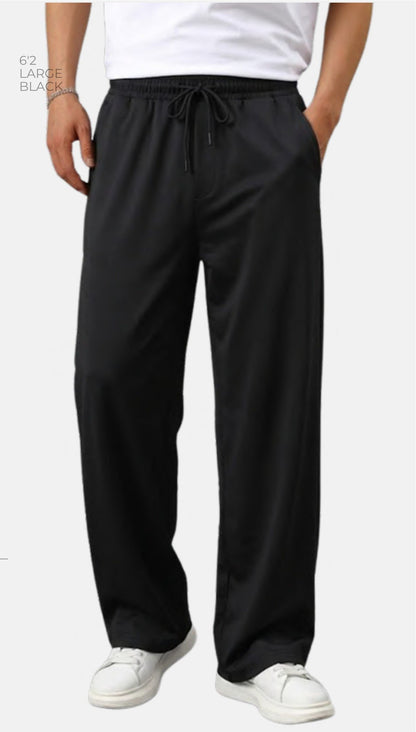 Stretch Track Pants (240 GSM) – model wearing