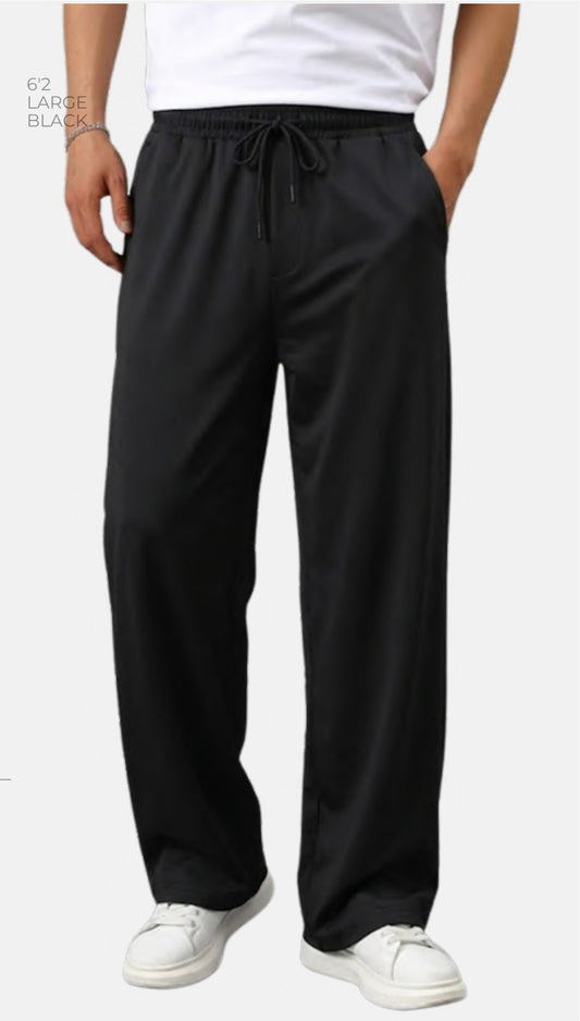 Stretch Track Pants (240 GSM) – model wearing