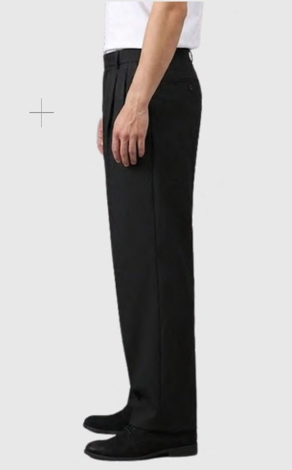 Matte Formal Trousers (240 GSM) – back view