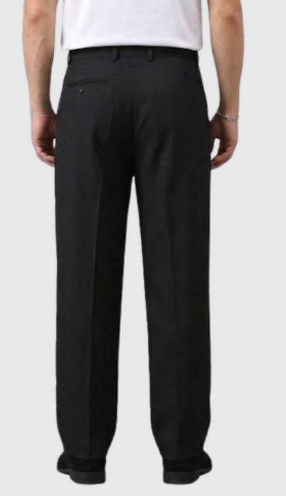 Matte Formal Trousers (240 GSM) – side view