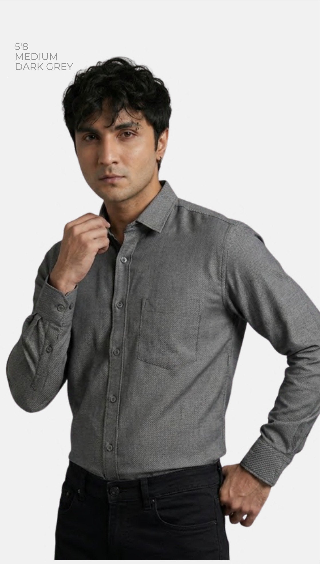 Filafil Formal Shirt (200 GSM) – model wearing