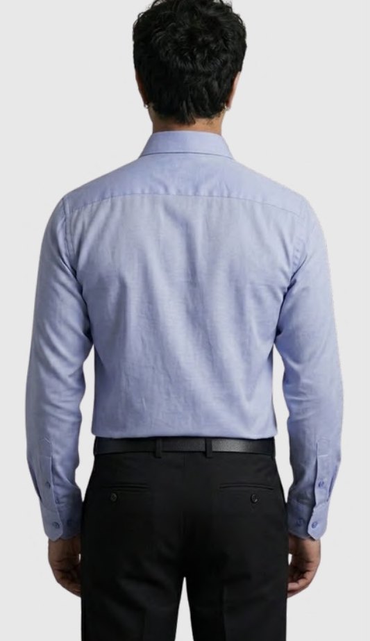 Herringbone Formal Shirt (240 GSM) – side view