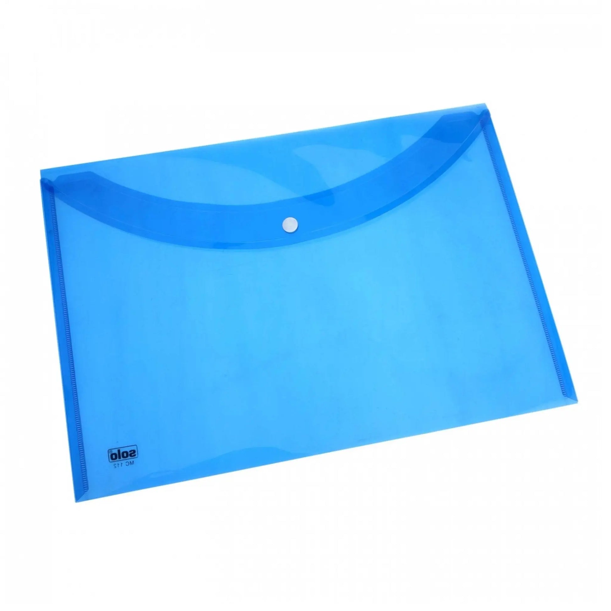 My Clear Bag (Button Closure) - FC (MC112), Pack of 10 MARSH Stationery