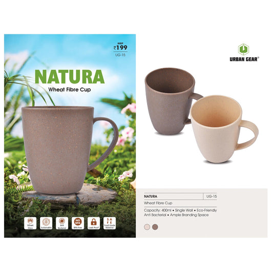 URBAN GEAR - Natura - Wheat Fibre Cup (400ml)  - UG-15 MARSH Corporate gifts