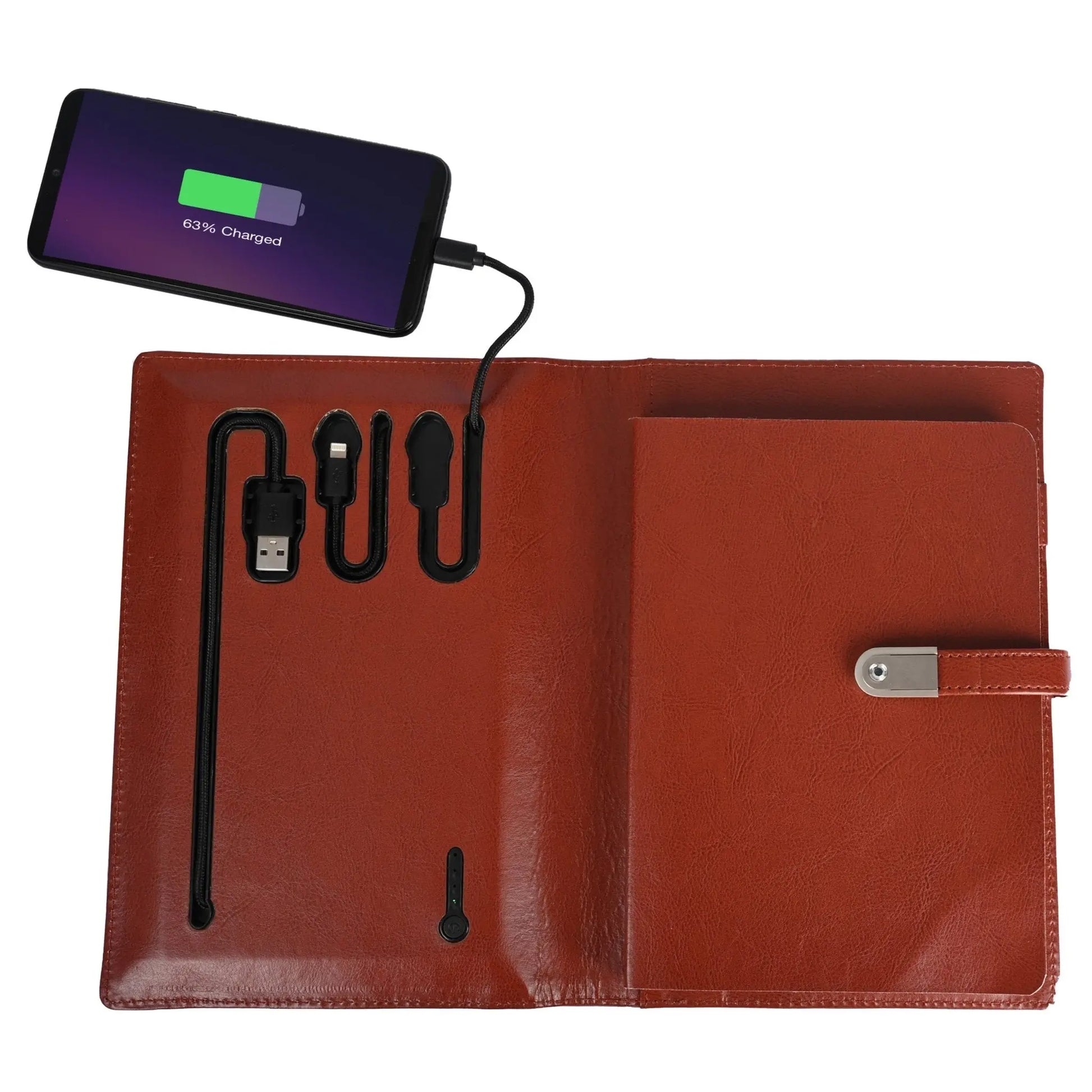 Notebook Diary Power Bank 5000 mAh with 16 GB USB MARSH Corporate gifts