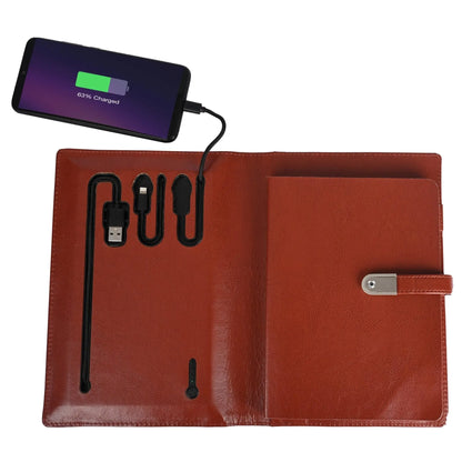 Notebook Diary Power Bank 5000 mAh with 16 GB USB MARSH Corporate gifts