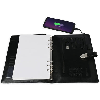 Notebook Diary Power bank 5000 mAh with 32GB USB MARSH Corporate gifts