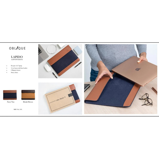 Oblique Lapido Laptop Sleeve MARSH Corporate gifts