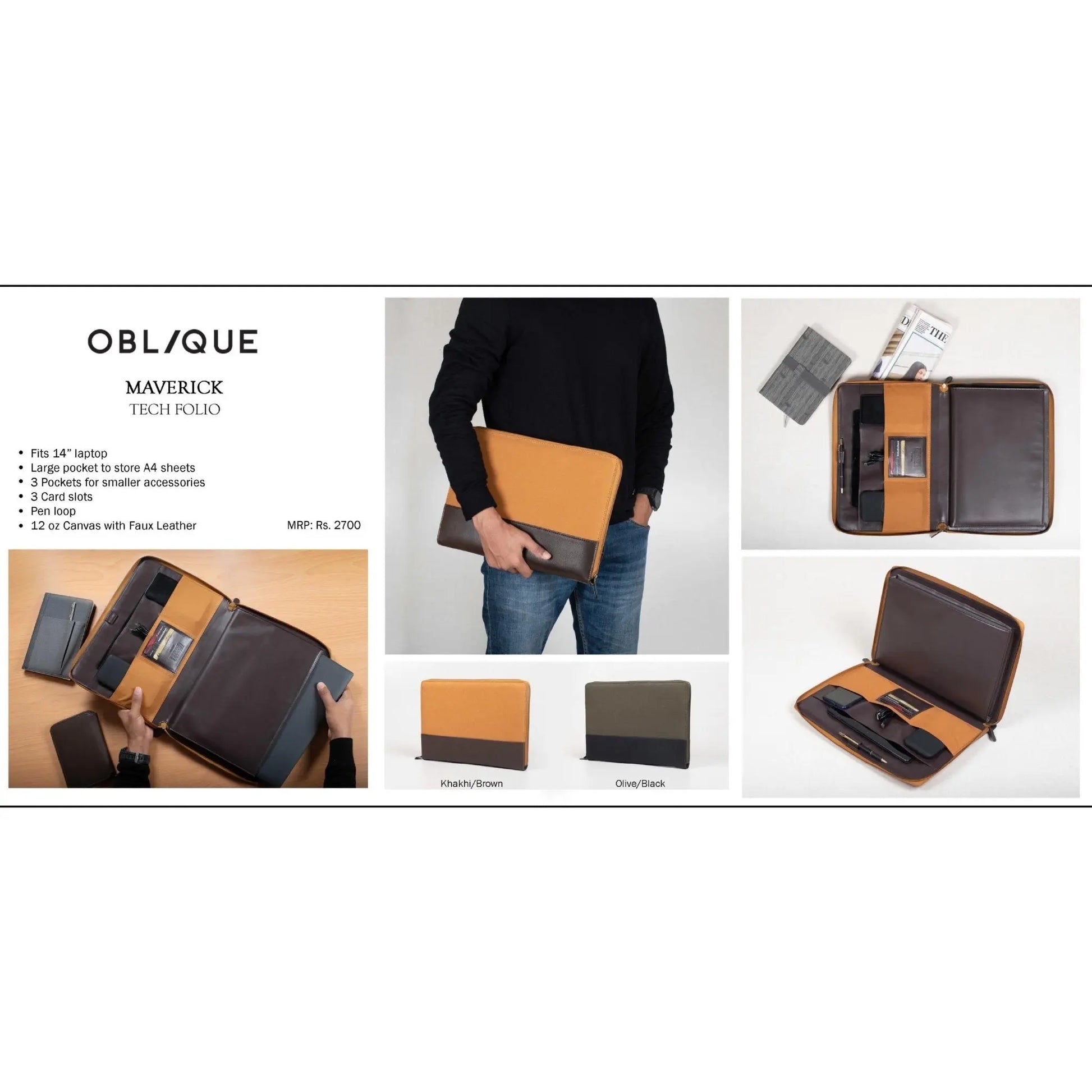 Oblique Maverick Tech Folio MARSH Corporate gifts