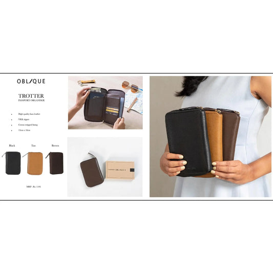 Oblique Trotter Passport Organizer MARSH Corporate gifts
