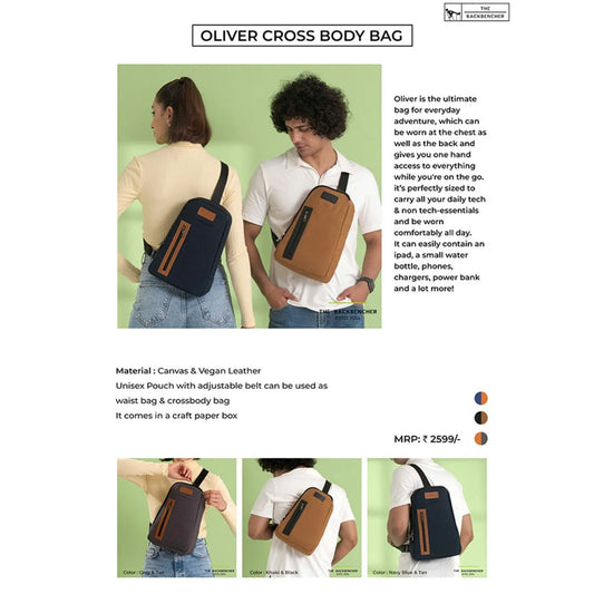 OLLIVER CROSS BODY BAG - LEATHER BAG MARSH Corporate gifts