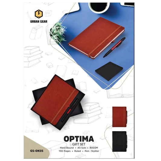Optima Stationary Gift Set - Book + Pen - GS-ON35 MARSH Corporate gifts