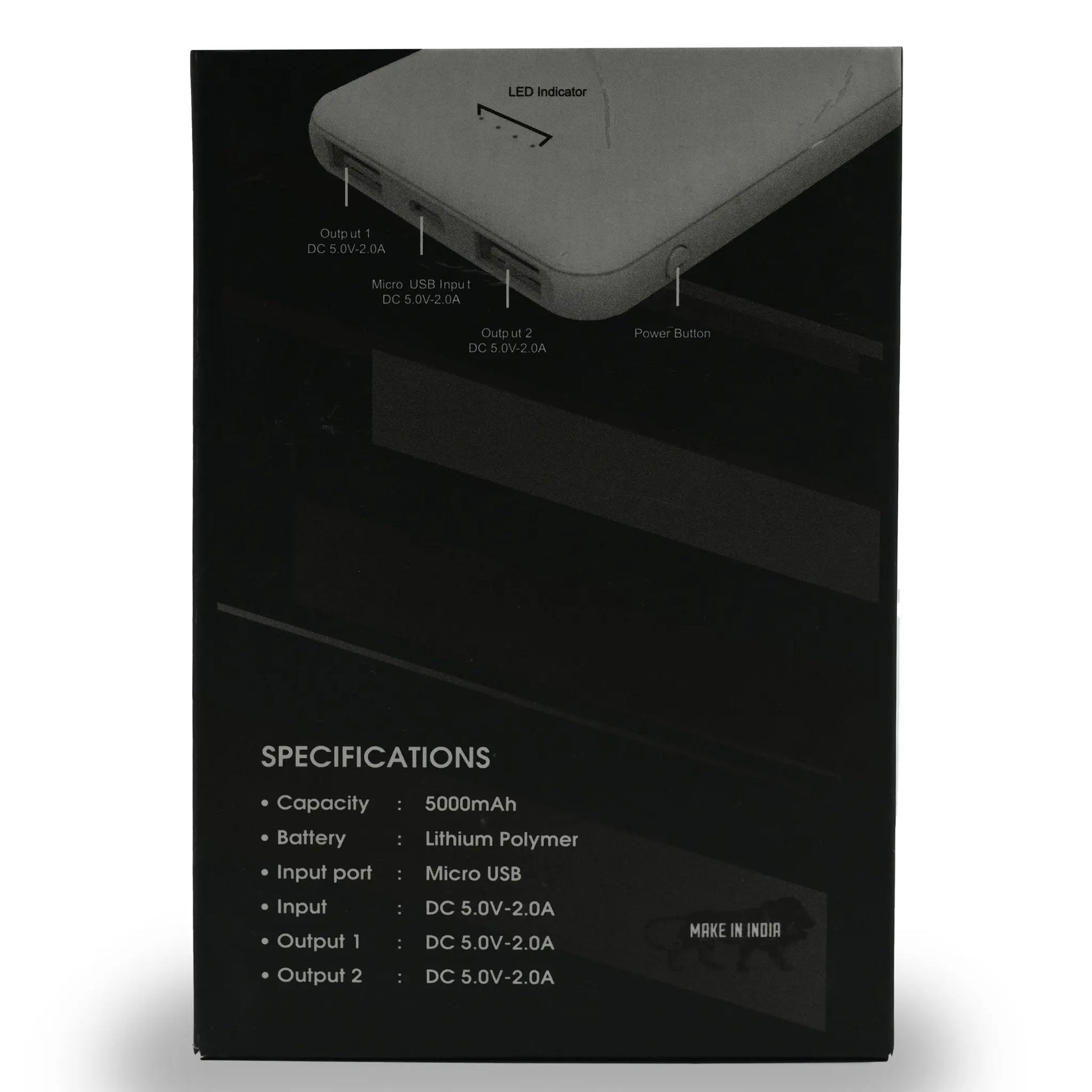 Palm mini-5 Power Bank 5000 mAh MARSH Corporate gifts