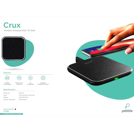 Pebble Crux Wireless Charging Pad - 10 Watt MARSH Corporate gifts