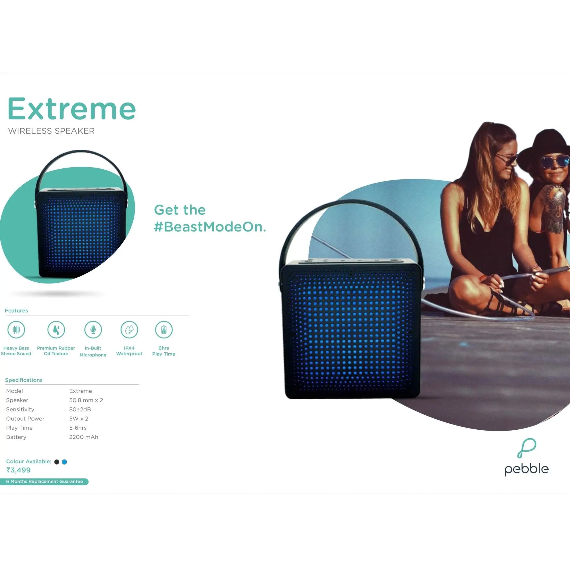 Pebble Extreme Wireless Speaker - 10W MARSH Corporate gifts