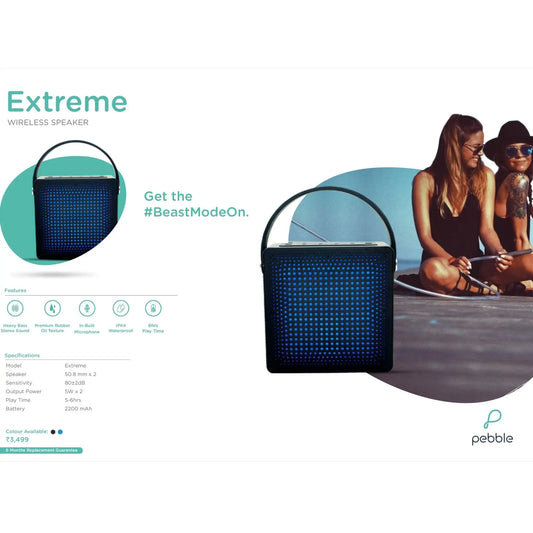 Pebble Extreme Wireless Speaker - 10W MARSH Corporate gifts