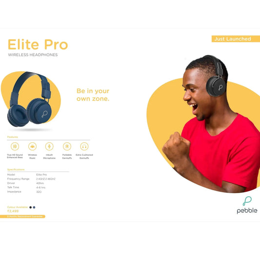 Pebble On-Ear Bluetooth Headphone with Mic MARSH Corporate gifts