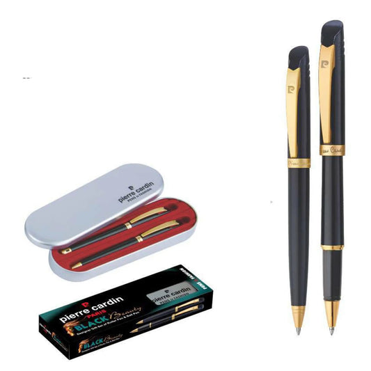 Pierre Cardin Black Beauty Set of Roller Pen & Ball Pen MARSH Corporate gifts
