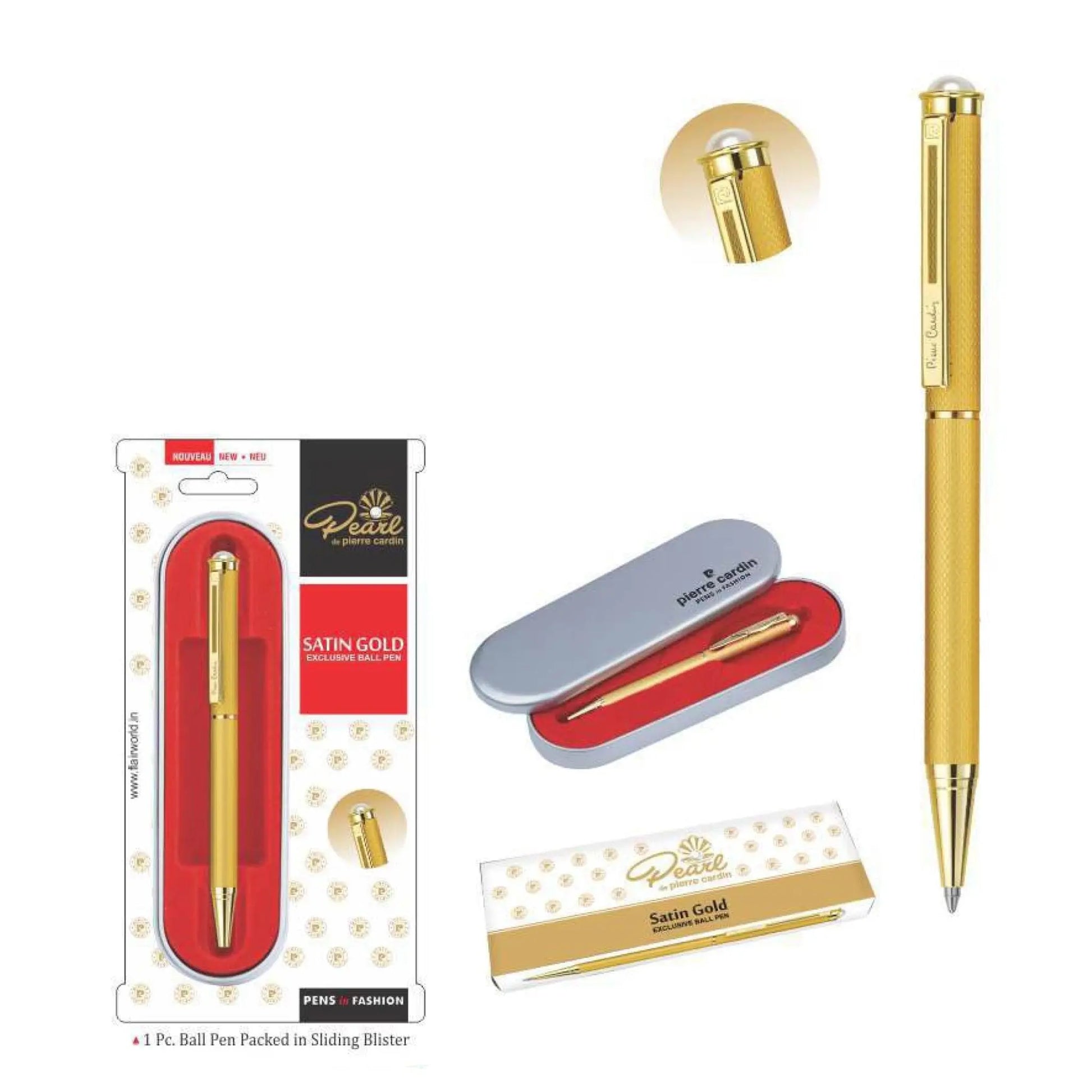 Pierre Cardin Satin Gold Exclusive Ball Pen MARSH Corporate gifts
