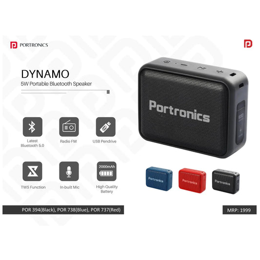 Portronics Dynamo 5 W Bluetooth Speaker - POR-394 MARSH Corporate gifts