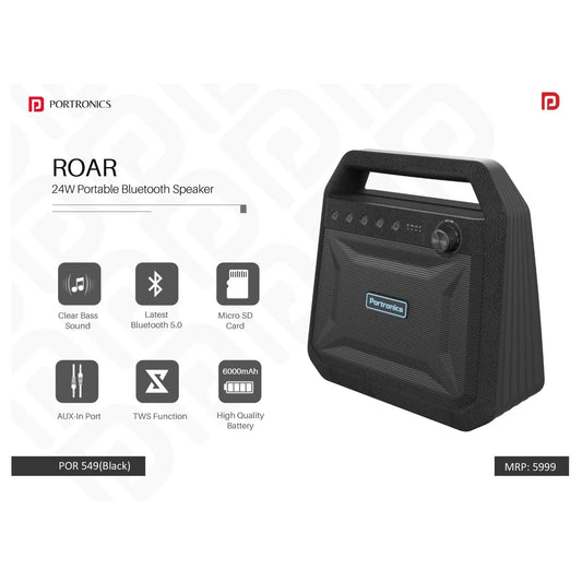Portronics POR-549 ROAR 24 W Bluetooth Party Speaker - POR 549 MARSH Corporate gifts