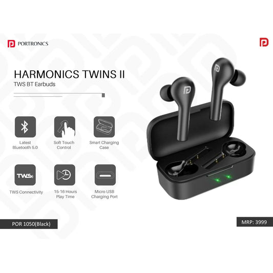 Portronics   TWS BT Earbuds - POR 1050 MARSH Corporate gifts