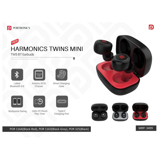 Portronics TWS BT Earbuds - POR 1164/1163/325 MARSH Corporate gifts