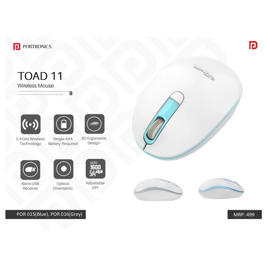 Portronics Wireless Optical Mouse - POR 015/016 MARSH Corporate gifts