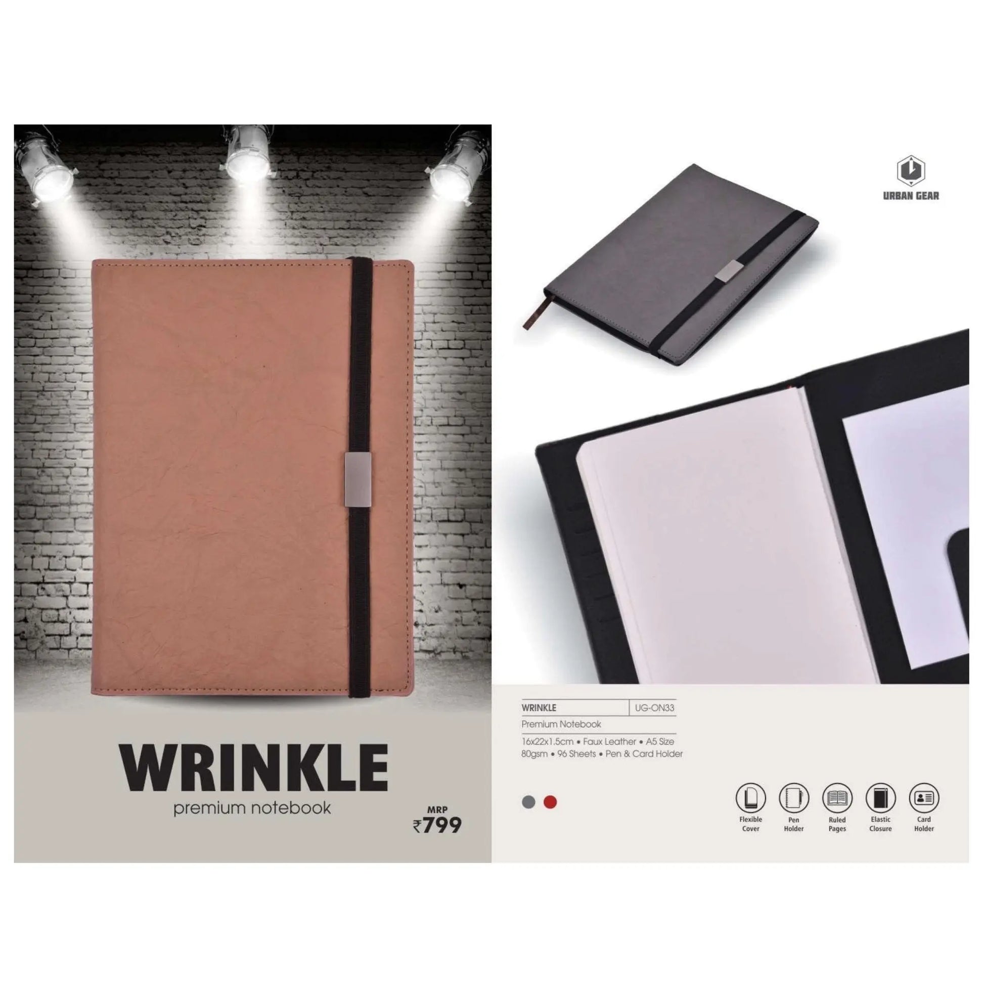 Premium Notebook - UG-ON33 MARSH Corporate gifts