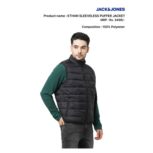 JACK & JONES - ETHAN SLEEVELESS PUFFER JACKET
