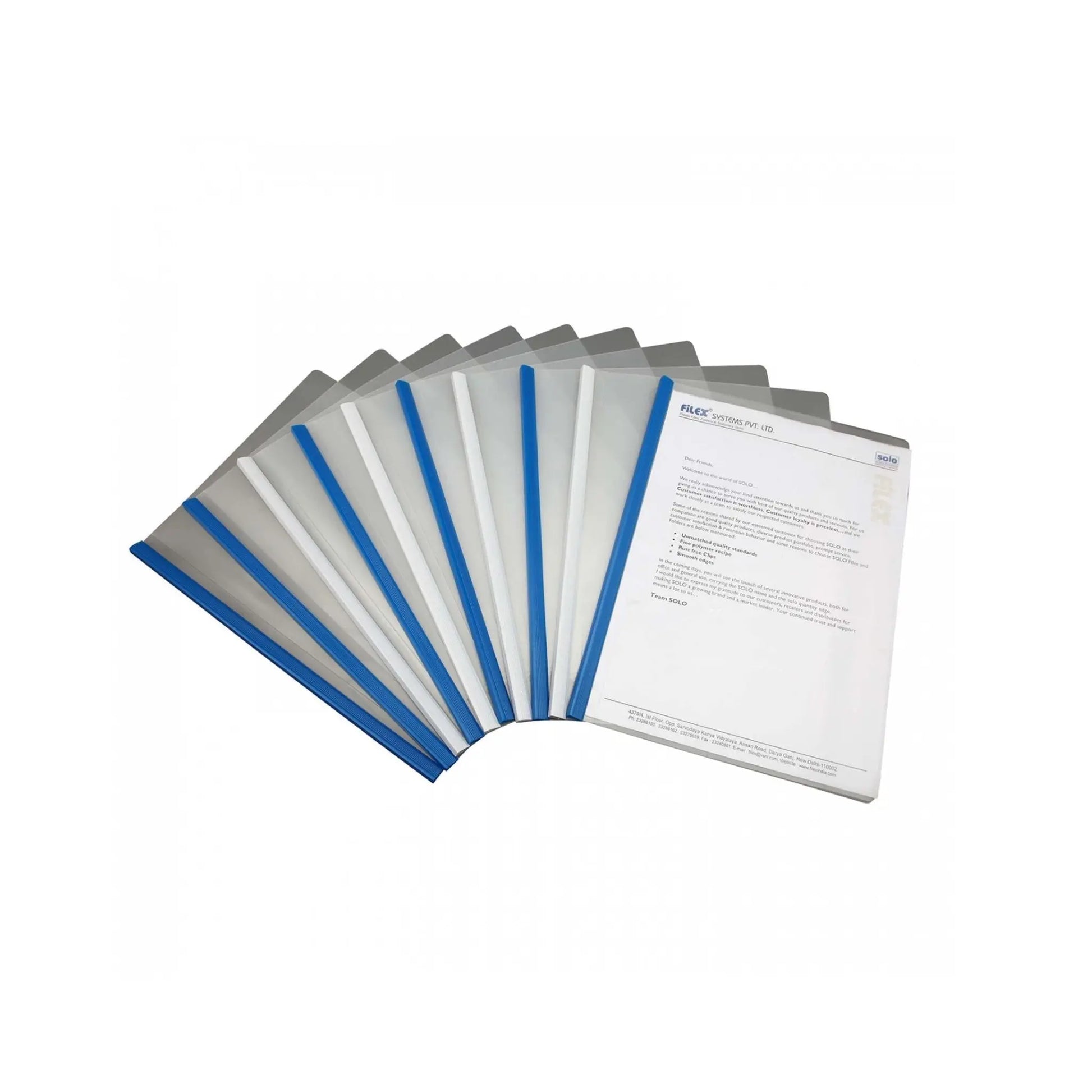 Report Cover / Strip File - A4 (RC001), Pack of 10 MARSH Stationery