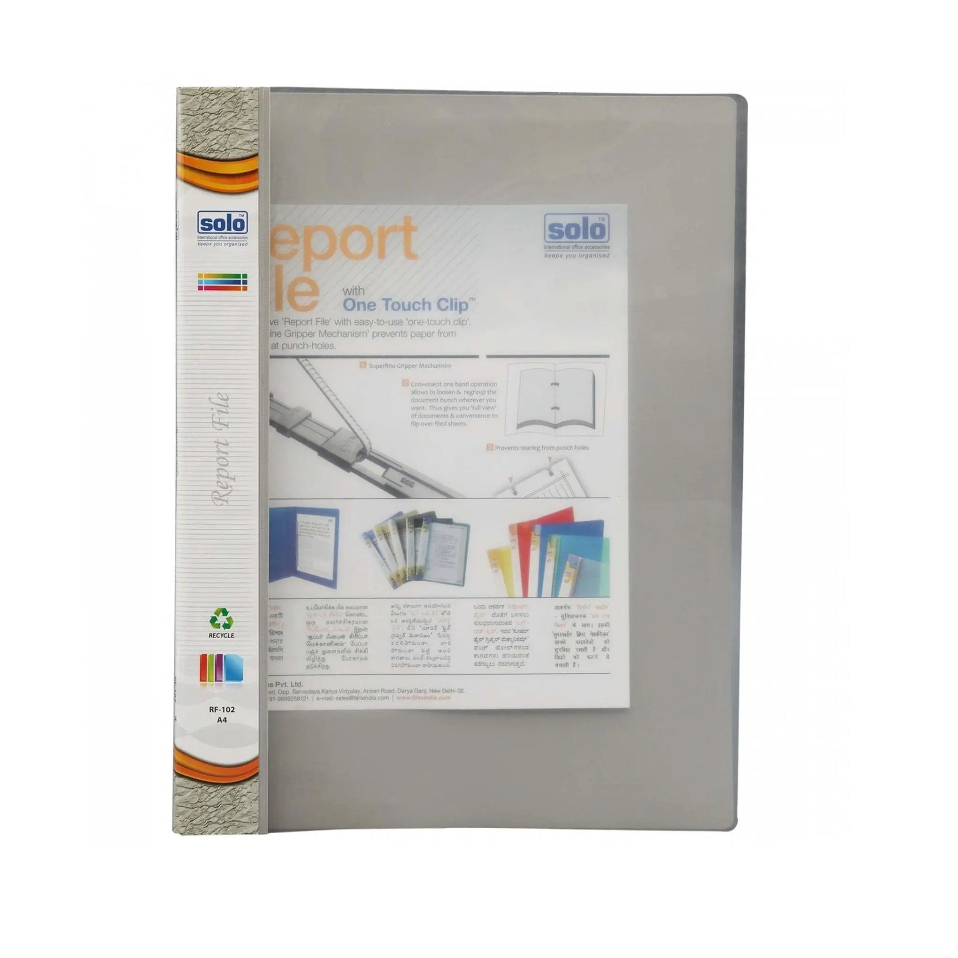 Report File Transparent Top - A4 (RF102), Pack of 10 MARSH Stationery