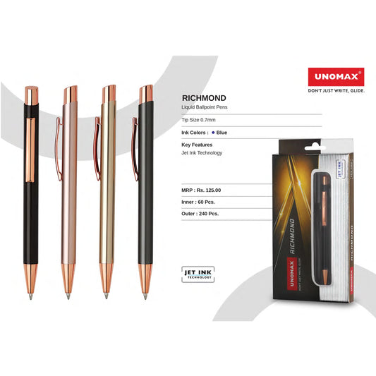 Unomax Richmond Liquid Ball Pens MARSH Corporate gifts