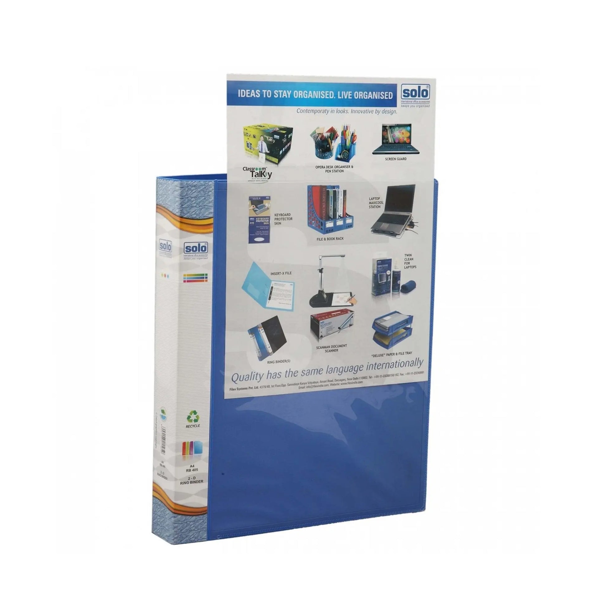 Ring Binder-2d-Ring - A4 (RB405) MARSH Stationery