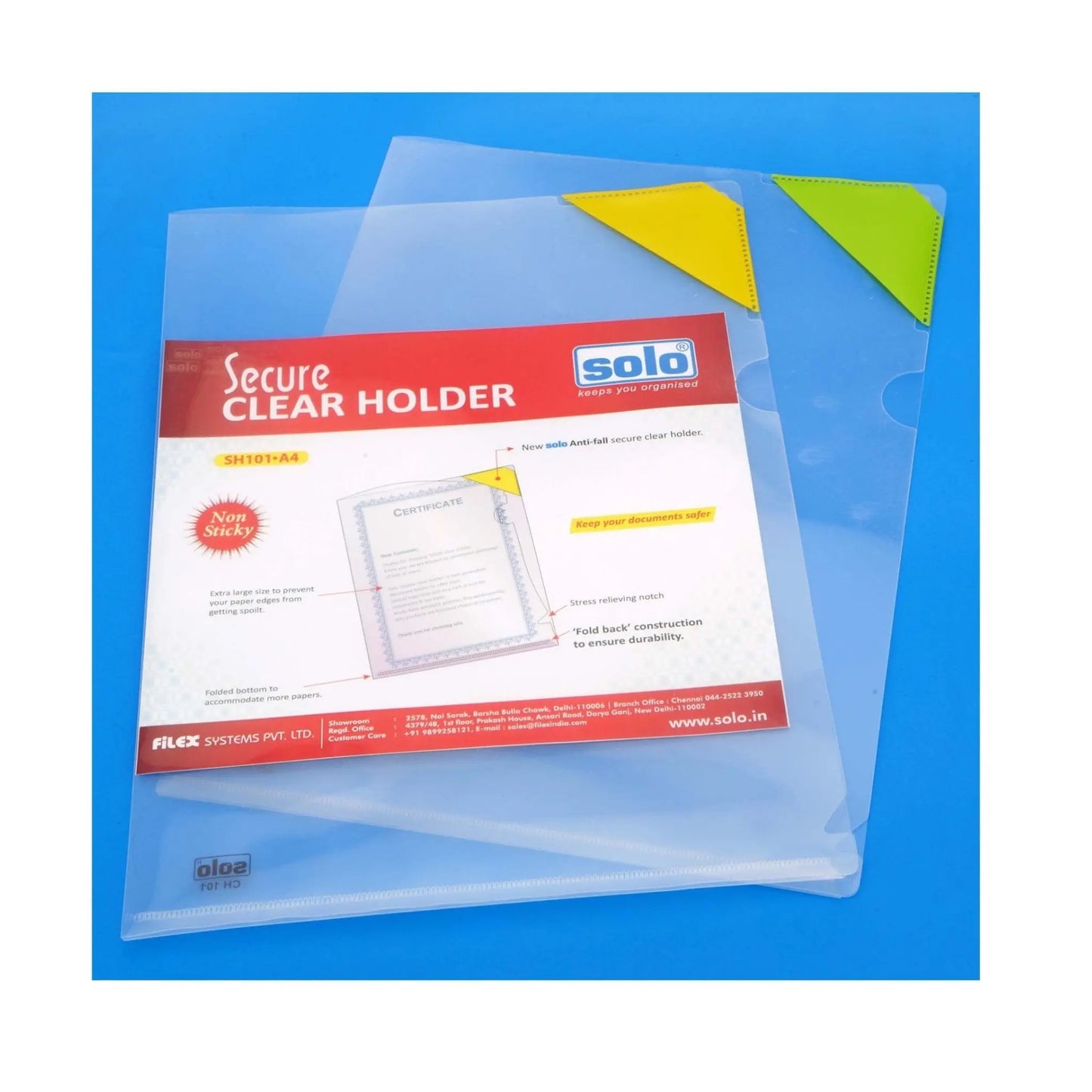 Secure Clear Holder - SH101, Pack of 5 MARSH Stationery