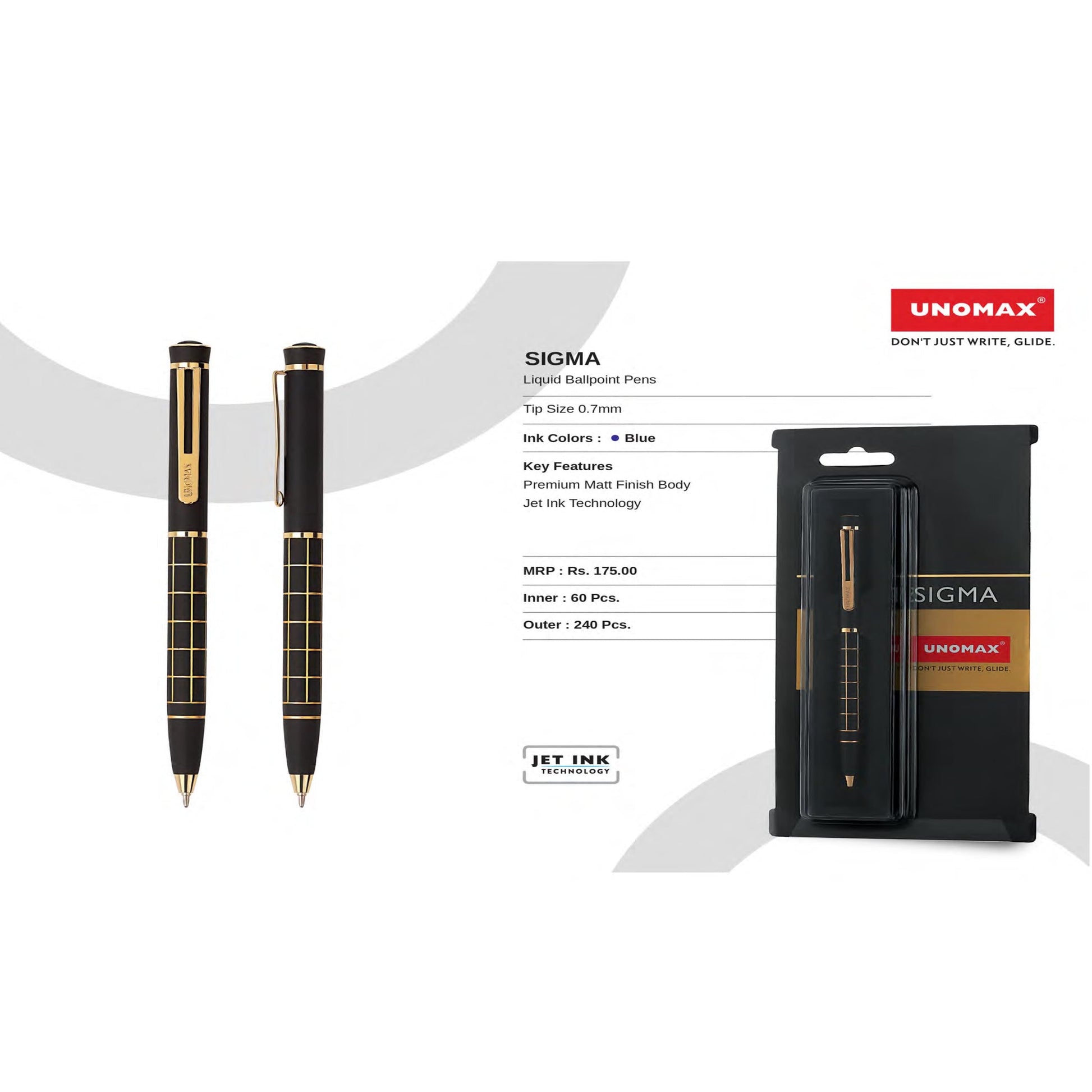 Unomax Sigma Liquid Ball Pens MARSH Corporate gifts
