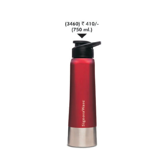 Signora Ware Achieve Dual Tone Steel Water Bottle - 3460 MARSH Corporate gifts