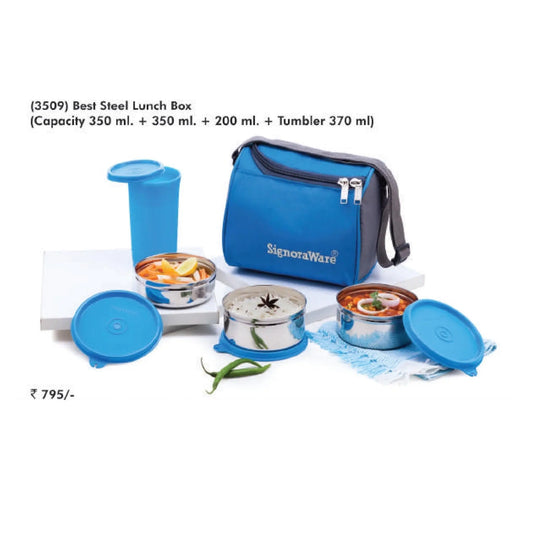 Signora Ware Best Steel Lunch Box - 3509 MARSH Corporate gifts