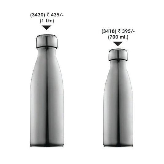 Signora Ware Cola Steel Water Bottle Mirror Finish - 3420/3418 MARSH Corporate gifts