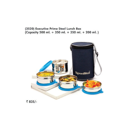 Signora Ware Executive Prime Steel Lunch Box - 3520 MARSH Corporate gifts