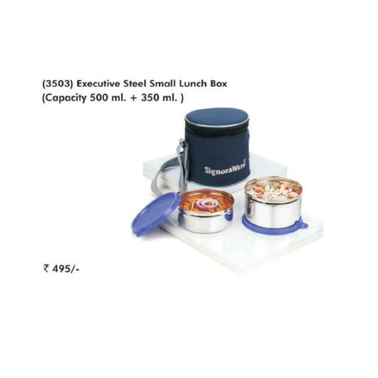 Signora Ware Executive Steel Small Lunch Box - 3503 MARSH Corporate gifts
