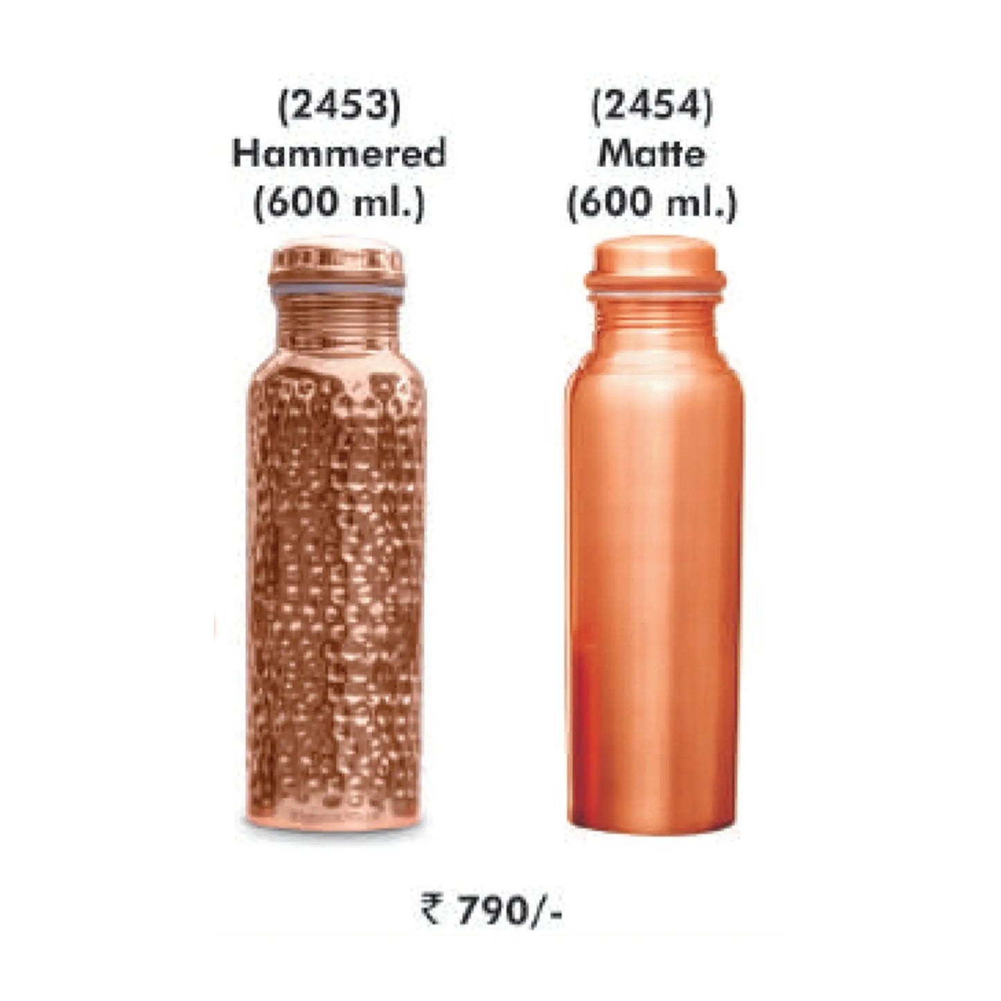 Signora ware Hammered and matte Bottle 900ml  - 2452/2454 MARSH Corporate gifts